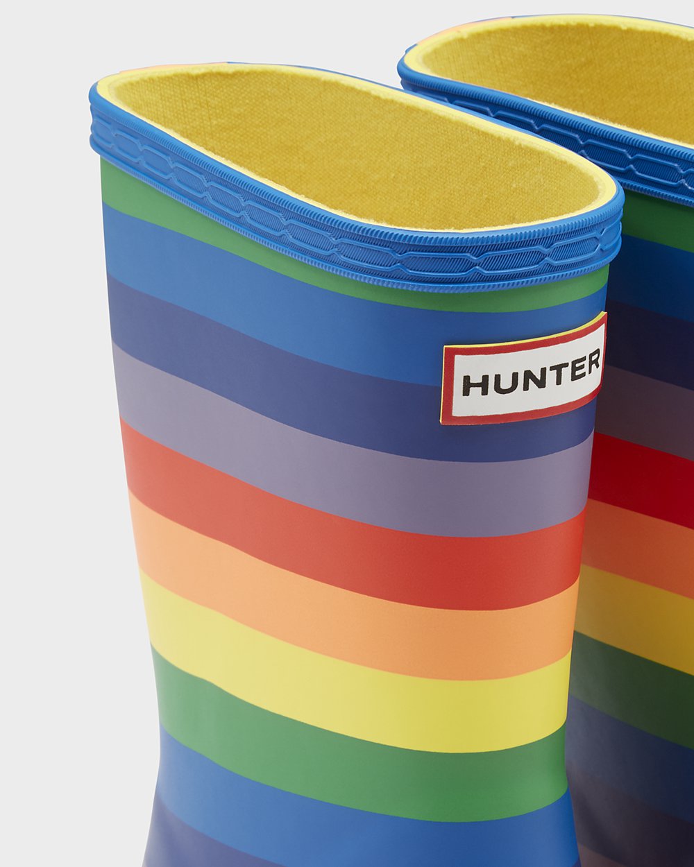 Hunter Yağmur Çizmesi Çocuk Renkli - Original First Classic Rainbow - Türkiye LD9107254